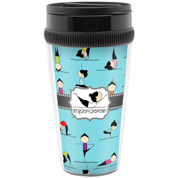 Custom Yoga Poses Acrylic Travel Mug without Handle (Personalized)