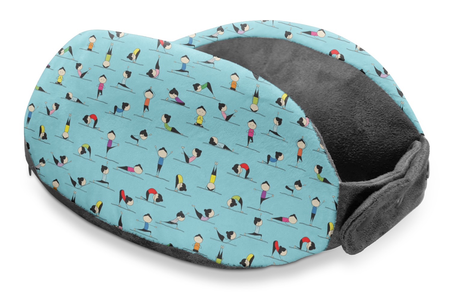 Yoga Poses Travel Neck Pillow YouCustomizeIt