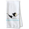 Yoga Poses Waffle Towel - Partial Print Print Style Image