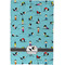 Yoga Poses Waffle Weave Towel - Full Color Print - Approval Image