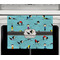 Yoga Poses Waffle Weave Towel - Full Color Print - Lifestyle2 Image