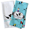 Yoga Poses Waffle Weave Towels - Two Print Styles