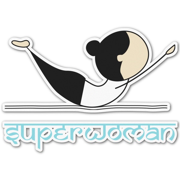 Custom Yoga Poses Graphic Decal - Large (Personalized)