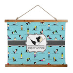 Yoga Poses Wall Hanging Tapestry - Wide (Personalized)