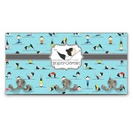 Yoga Poses Wall Mounted Coat Rack (Personalized)