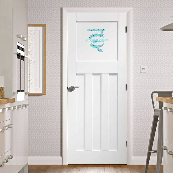 Yoga Poses Wall Name & Initial Medium on Door