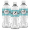 Yoga Poses Water Bottle Labels - Front View