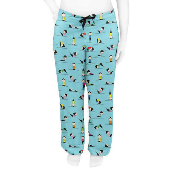Yoga Poses Women's Pj on model - Front