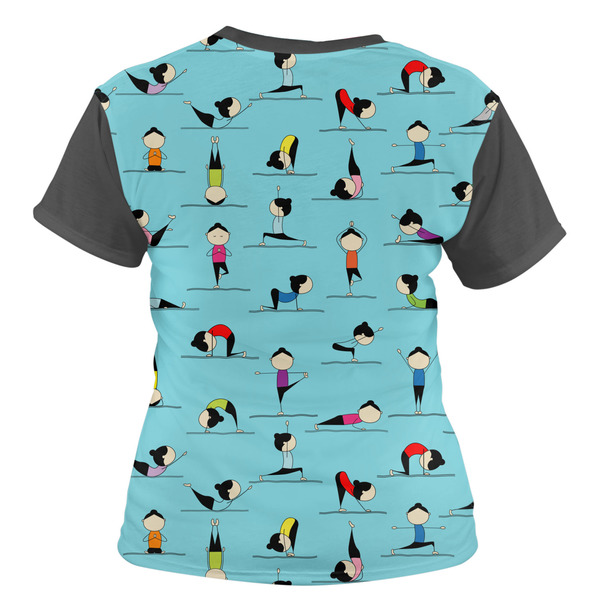 Yoga Poses Women's T-shirt Back