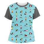 Yoga Poses Women's Crew T-Shirt - Medium