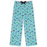 Yoga Poses Womens Pajama Pants - S