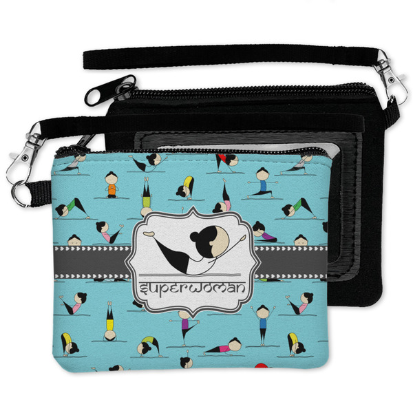 Yoga Poses Wristlet ID Cases - MAIN