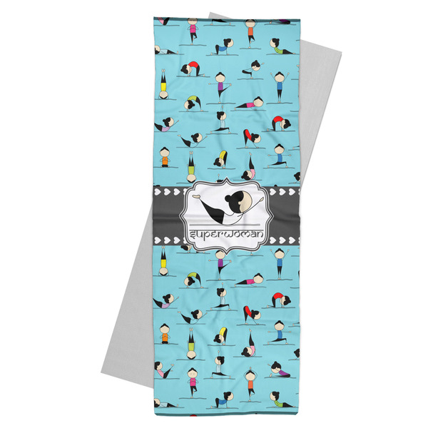 Custom Yoga Poses Yoga Mat Towel (Personalized)