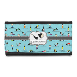Yoga Poses Leatherette Ladies Wallet (Personalized)