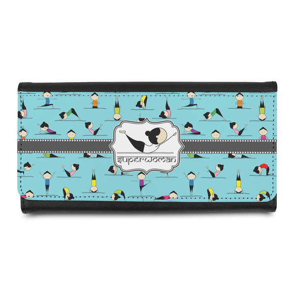 Custom Yoga Poses Leatherette Ladies Wallet (Personalized)