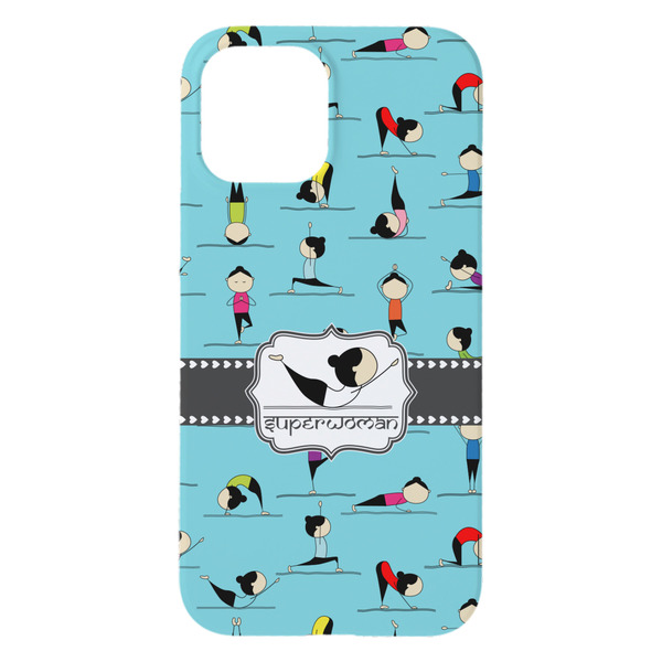 Yoga Poses iPhone 15 Plus Case - Back