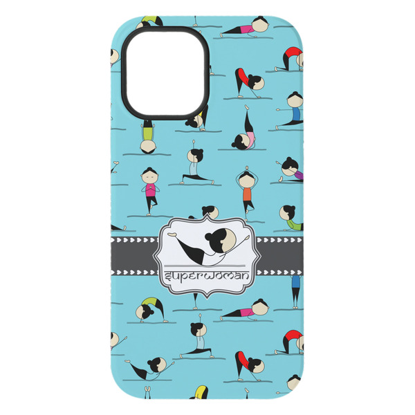 Yoga Poses iPhone 15 Pro Max Tough Case - Back