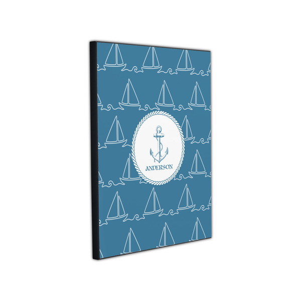 Rope Sail Boats 11x14 Wood Print - Angle View