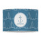 Rope Sail Boats 12" Drum Lampshade - FRONT (Poly Film)