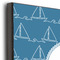 Rope Sail Boats 12x12 Wood Print - Closeup