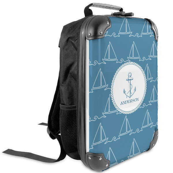Custom Rope Sail Boats Kids Hard Shell Backpack (Personalized)