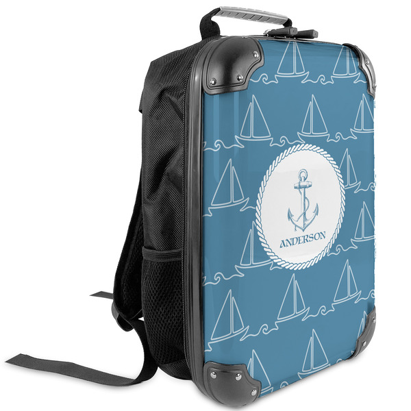 Custom Rope Sail Boats Kids Hard Shell Backpack (Personalized)