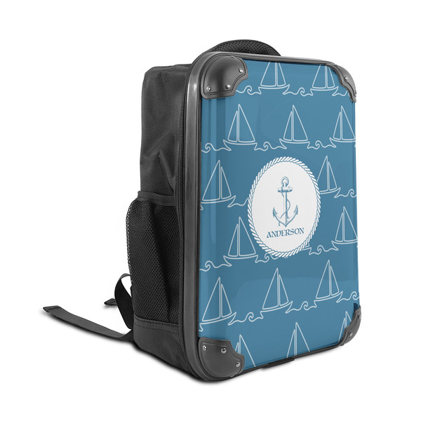 Rope Sail Boats 15" Backpack - ANGLE VIEW