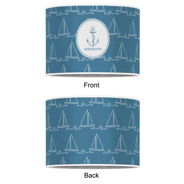 Rope Sail Boats 16" Drum Lampshade - APPROVAL (Poly Film)