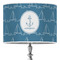 Rope Sail Boats 16" Drum Lampshade - ON STAND (Poly Film)