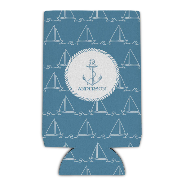 Custom Rope Sail Boats Can Cooler (Personalized)