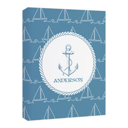 Rope Sail Boats Canvas Print - 16x20 (Personalized)