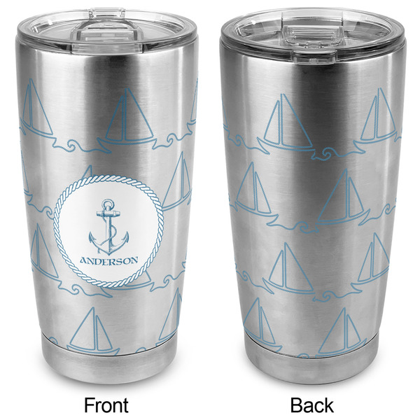 Rope Sail Boats 20oz SS Tumbler - Full Print - Approval