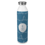 Rope Sail Boats 20oz Stainless Steel Water Bottle - Full Print (Personalized)