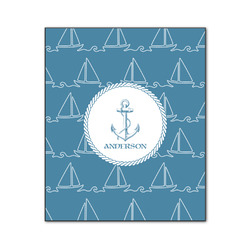 Rope Sail Boats Wood Print - 20x24 (Personalized)
