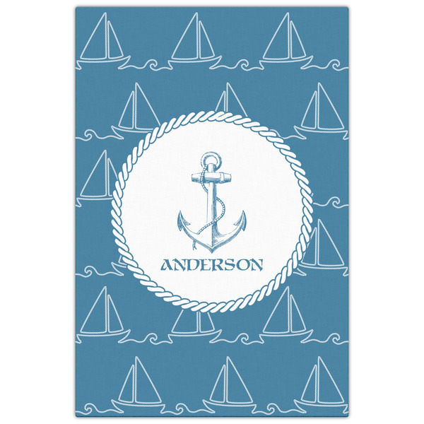 Rope Sail Boats 20x30 - Canvas Print - Front View