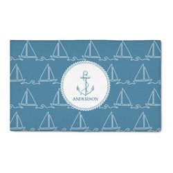 Rope Sail Boats 3' x 5' Indoor Area Rug (Personalized)