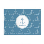 Rope Sail Boats 4' x 6' Indoor Area Rug (Personalized)