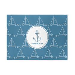 Rope Sail Boats Area Rug (Personalized)