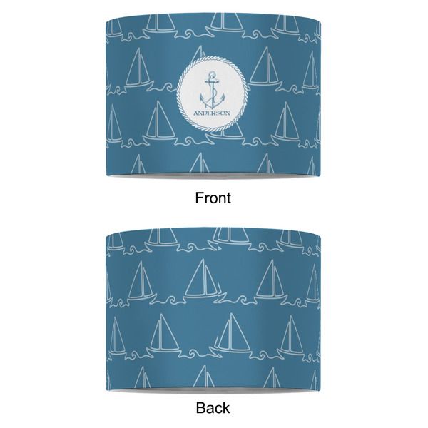 Rope Sail Boats 8" Drum Lampshade - APPROVAL (Fabric)