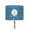 Rope Sail Boats 8" Drum Lamp Shade - Fabric (Personalized)