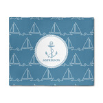 Rope Sail Boats 8' x 10' Indoor Area Rug (Personalized)