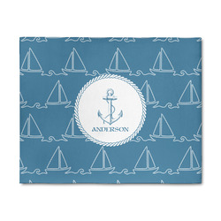 Rope Sail Boats 8' x 10' Indoor Area Rug (Personalized)
