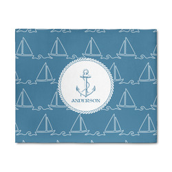 Rope Sail Boats 8' x 10' Patio Rug (Personalized)