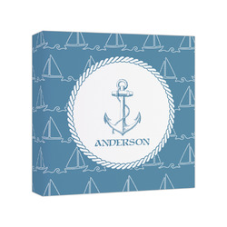 Rope Sail Boats Canvas Print - 8x8 (Personalized)