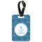 Rope Sail Boats Metal Luggage Tag w/ Name or Text
