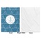 Rope Sail Boats Baby Blanket (Single Side - Printed Front, White Back)