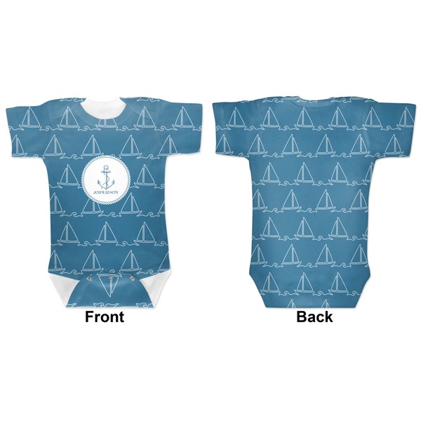 Rope Sail Boats Baby Bodysuit Approval