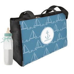 Rope Sail Boats Diaper Bag w/ Name or Text