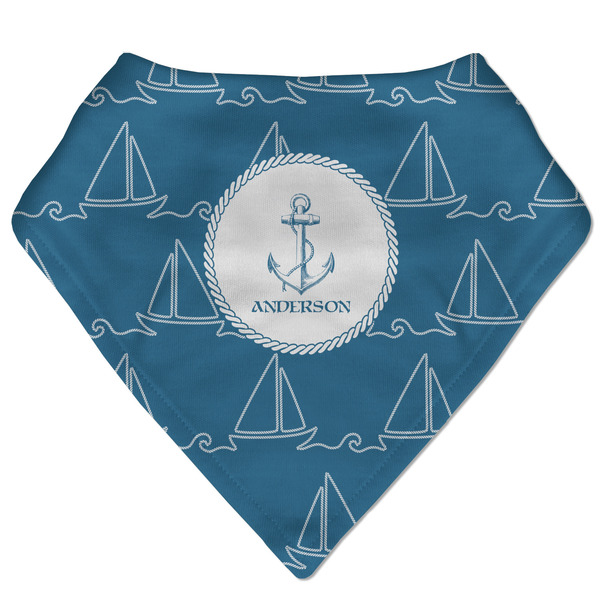 Custom Rope Sail Boats Bandana Bib (Personalized)