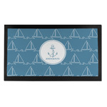 Rope Sail Boats Bar Mat - Small (Personalized)